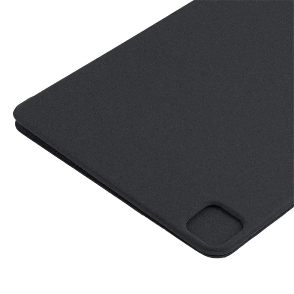 For iPad Pro 13 (2025) / 13 (2024) Case Tri-Fold Stand Magnetic Closing PU Leather Tablet Cover - Black - 5