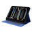 For iPad Pro 13 (2025) / 13 (2024) Case Card Slots Stand Leather Tablet Cover with Pen Holder - Blue - 3
