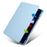 For iPad Pro 11 (2025) / 11 (2024) Case Smart PU Leather+Acrylic Rotating Tablet Cover - Baby Blue - 5