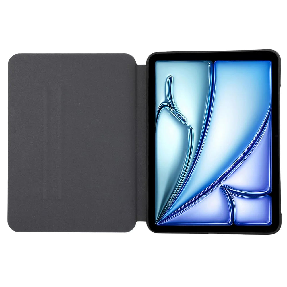 For iPad Air 11 (2026) / (2025) / (2024) Case Stand PU Leather Tablet Protective Cover - Green - 2