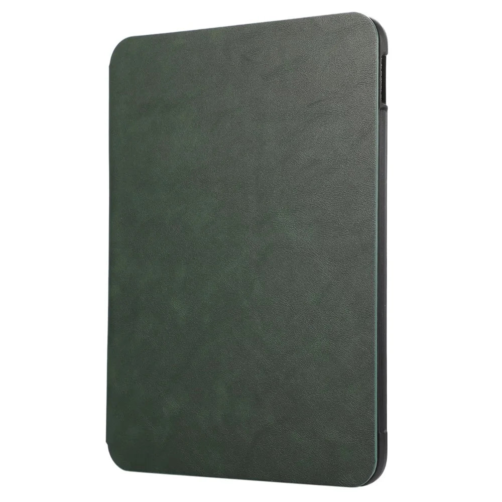 For iPad Air 11 (2026) / (2025) / (2024) Case Stand PU Leather Tablet Protective Cover - Green - 5