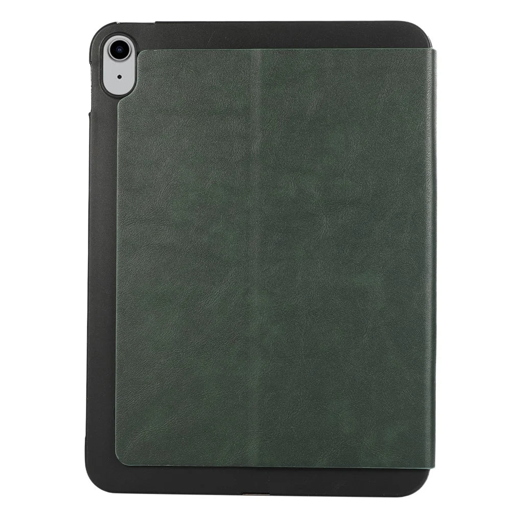 For iPad Air 11 (2026) / (2025) / (2024) Case Stand PU Leather Tablet Protective Cover - Green - 6