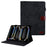 For iPad Pro 11 (2025) / 11 (2024) Case Cloth Texture PU Leather Tablet Cover with Auto Wake / Sleep - Black - 1
