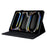 For iPad Pro 11 (2025) / 11 (2024) Case Cloth Texture PU Leather Tablet Cover with Auto Wake / Sleep - Black - 2