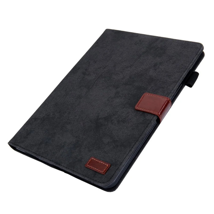 For iPad Pro 11 (2025) / 11 (2024) Case Cloth Texture PU Leather Tablet Cover with Auto Wake / Sleep - Black - 5