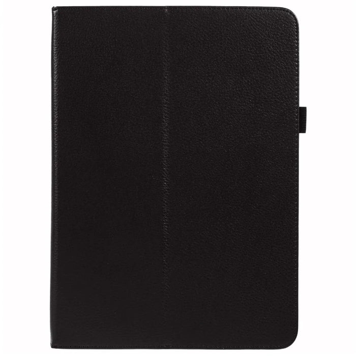 For iPad Air 11 (2026) / (2025) / (2024) Case Litchi Texture Leather Tablet Cover with Bi-Fold Stand - Black - 3