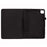 For iPad Air 11 (2026) / (2025) / (2024) Case Litchi Texture Leather Tablet Cover with Bi-Fold Stand - Black - 6