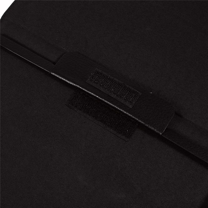 For iPad Air 11 (2026) / (2025) / (2024) Case Litchi Texture Leather Tablet Cover with Bi-Fold Stand - Black - 7