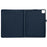 For iPad Pro 11 (2025) / 11 (2024) Case Bi-Fold Stand PU Leather Tablet Cover with Stylus Loop Design - Dark Blue - 2