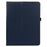 For iPad Pro 11 (2025) / 11 (2024) Case Bi-Fold Stand PU Leather Tablet Cover with Stylus Loop Design - Dark Blue - 5