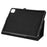 For iPad Pro 13 (2025) / 13 (2024) Case Bi-Fold Stand Leather Tablet Cover Litchi Texture - Black - 3