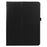 For iPad Pro 13 (2025) / 13 (2024) Case Bi-Fold Stand Leather Tablet Cover Litchi Texture - Black - 5