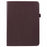 For iPad Air 13 (2026) / (2025) / (2024) Case Bi-Fold Stand PU Leather Litchi Texture Tablet Cover - Brown - 3
