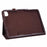For iPad Air 13 (2026) / (2025) / (2024) Case Bi-Fold Stand PU Leather Litchi Texture Tablet Cover - Brown - 5