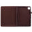 For iPad Air 13 (2026) / (2025) / (2024) Case Bi-Fold Stand PU Leather Litchi Texture Tablet Cover - Brown - 6