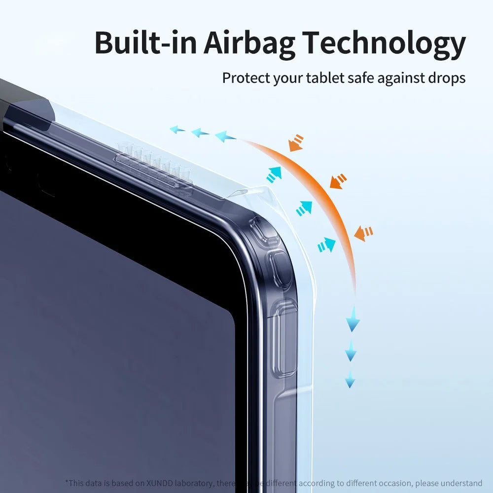 XUNDD For Samsung Galaxy Tab A9 Case Reinforced Corners Kickstand TPU + PC Tablet Cover - 3