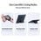 XUNDD For Samsung Galaxy Tab A9 Case Reinforced Corners Kickstand TPU + PC Tablet Cover - 6