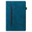 For iPad Pro 11 (2025) / 11 (2024) Case Card Slot PU Leather Stand Tablet Cover - Blue - 5