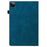 For iPad Pro 11 (2025) / 11 (2024) Case Card Slot PU Leather Stand Tablet Cover - Blue - 6