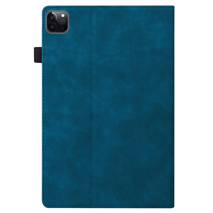 For iPad Pro 11 (2025) / 11 (2024) Case Card Slot PU Leather Stand Tablet Cover - Blue - 6