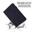 For iPad Air 13 (2026) / (2025) / (2024) / Pro 12.9 (2020) / (2021) Case PU Leather Flower Pattern Stand Cover - Black - 6