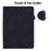 For iPad Air 13 (2026) / (2025) / (2024) / Pro 12.9 (2020) / (2021) Case PU Leather Flower Pattern Stand Cover - Black - 7