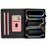For iPad Pro 11 (2025) / 11 (2024) Cowhide Texture PU Leather Stand Tablet Case Card Holder Cover with Pen Holder Loop - Pink - 2