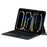 For iPad Pro 11 (2025) / 11 (2024) Leather Case + Bluetooth-compatible Keyboard with Backlight Trackpad - 3