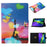 For iPad Pro 11 (2025) / 11 (2024) Case Pattern Leather Folio Stand Tablet Cover with Card Holder - Iron Tower - 1