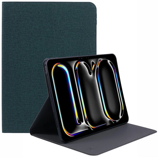 X-LEVEL For iPad Pro 11 (2025) / 11 (2024) Case TPU+PU Leather Full Wrapped Protection Tablet Cover Stand Cover Shell - Green - 1