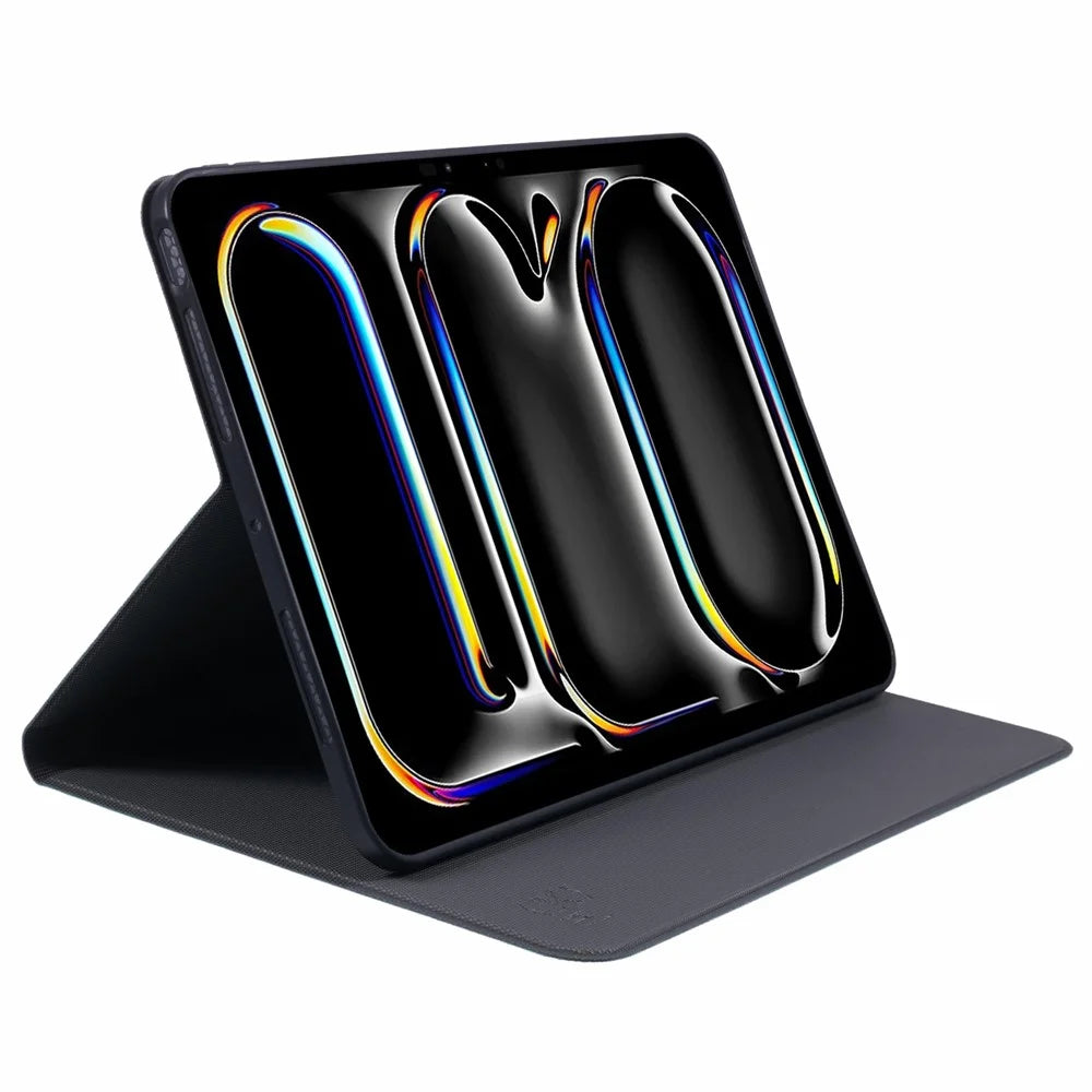 X-LEVEL For iPad Pro 11 (2025) / 11 (2024) Case TPU+PU Leather Full Wrapped Protection Tablet Cover Stand Cover Shell - Green - 4