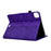 A3 For iPad Pro 11 (2025) / (2024) Case Card Slots Leather Tablet Cover Block Pattern - Purple - 4