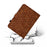 A6 For iPad Pro 11 (2025) / (2024) Case Card Slots Stand Rhombus Auto Wake  /  Sleep Leather Tablet Cover - Brown - 5