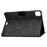 For iPad Pro 11 (2025) / (2024) Case Cowhide Texture Leather Tablet Cover Multi-Angle Viewing - Black - 4