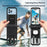 USAMS YD014 IP68 Waterproof Phone Pouch Double Space Large PVC Phone Bag Holder - White - 7