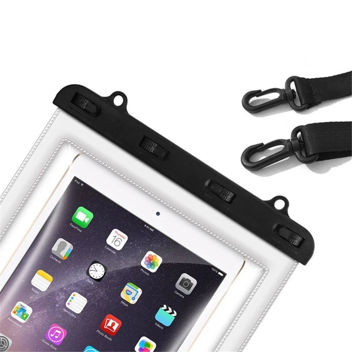 td18 IPX8 Waterproof Bag Clear PVC Tablet Touch Screen Underwater Pouch, 23x26.5cm - Rose - 3