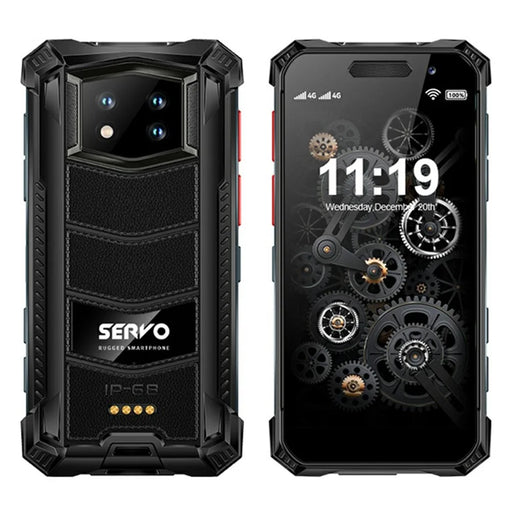 SERVO KING7000 Rugged Mini Smart Phone 4G Global 3.5-inch 6GB RAM + 128GB ROM Android 10 System - 1