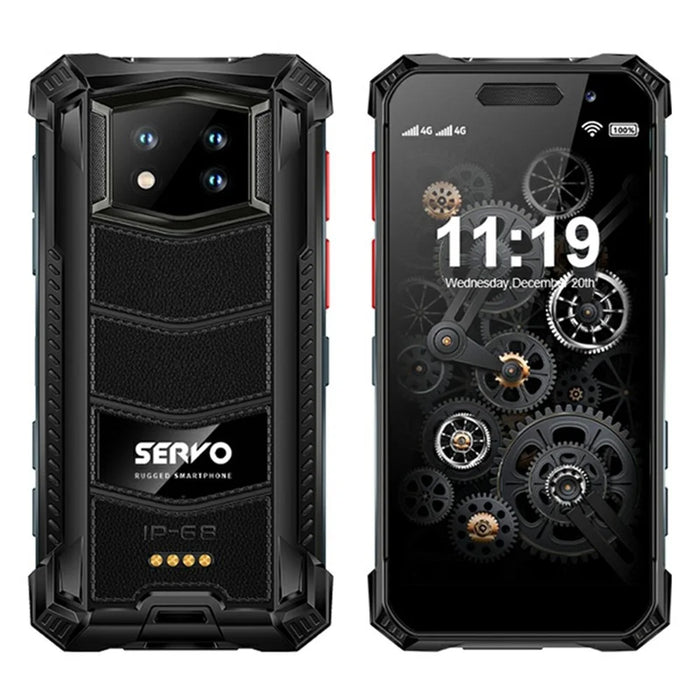 SERVO KING7000 Rugged Mini Smart Phone 4G Global 3.5-inch 6GB RAM + 128GB ROM Android 10 System - 1