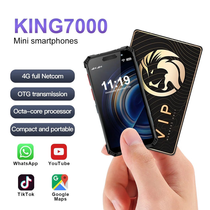 SERVO KING7000 Rugged Mini Smart Phone 4G Global 3.5-inch 6GB RAM + 128GB ROM Android 10 System - 2