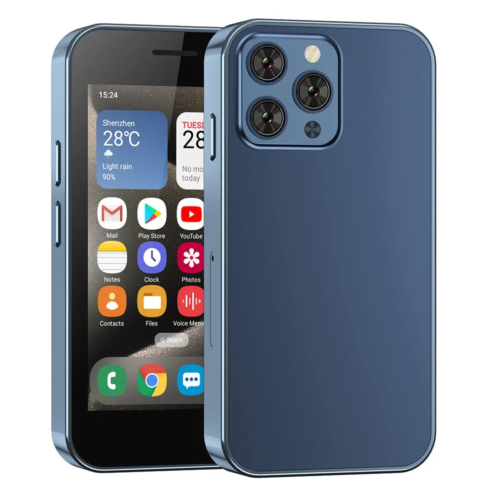 SERVO KING1000 3.0-inch Smartphone 2+16GB Dual SIM 5MP Camera 3G Mini Cellphone - Blue - 2