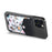 CASENEO MC-W3 Magnetic Card Holder Pattern Leather Card Pocket Ring Holder - Black - 3