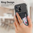 CASENEO MC-W3 Magnetic Card Holder Pattern Leather Card Pocket Ring Holder - Black - 5