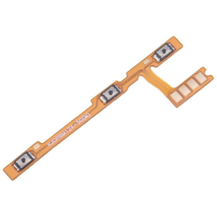 For Realme 12x 5G Power On / Off and Volume Flex Cable (Without Logo) - 2