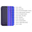 KZDOO Carbon Fiber Texture Magnetic Card Holder Cell Phone Leather Wallet - Silver - 3