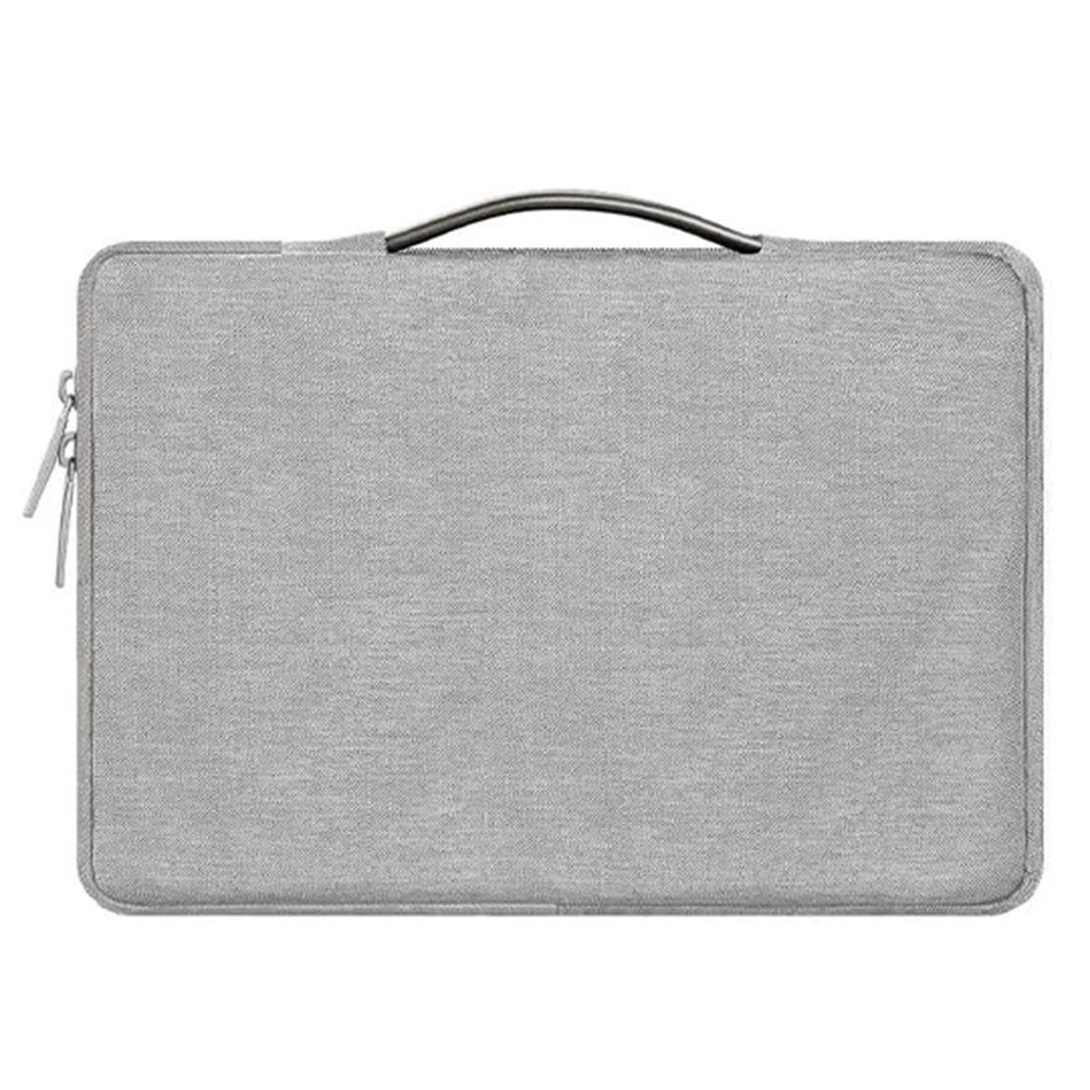 13.3 inch Notebook Laptop Sleeve Case Oxford Cloth Soft Fluffy Lining Cover Carrying Bag - Black - 3