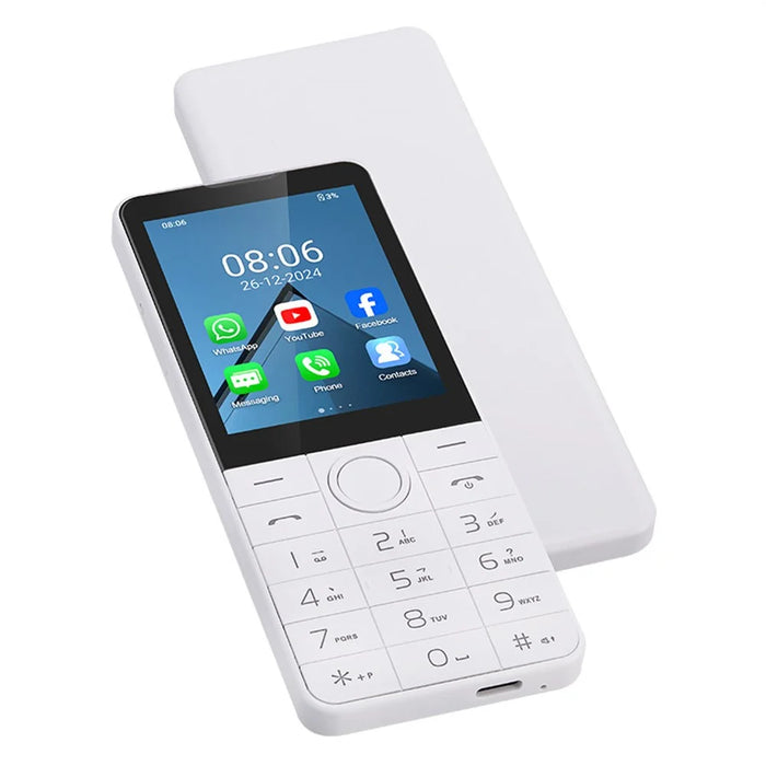 DOOV R77 Keypad Mobile Phone 3GB + 32GB 2.8 Inch IPS Screen Android 13 Smartphone - Grey - 3