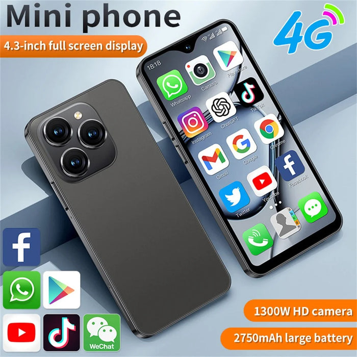 SOYES XS18 Pro Max 4G Smartphone 4.3 Inch IPS 2GB + 16GB Mobile Phone 2750mAh Android 8.1 OTG - Black - 2