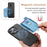 MC-W14 Magnetic Pull-Out Card Holder Large Capacity PU Leather Card Bag - Blue - 6