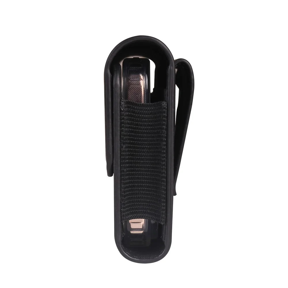 6.1 - 6.3 inch Waist Bag for iPhone 17e / 16e / 16 Pro / Samsung Galaxy S25 Horizontal Elastic Phone Holster with Card Slot - Black - 7