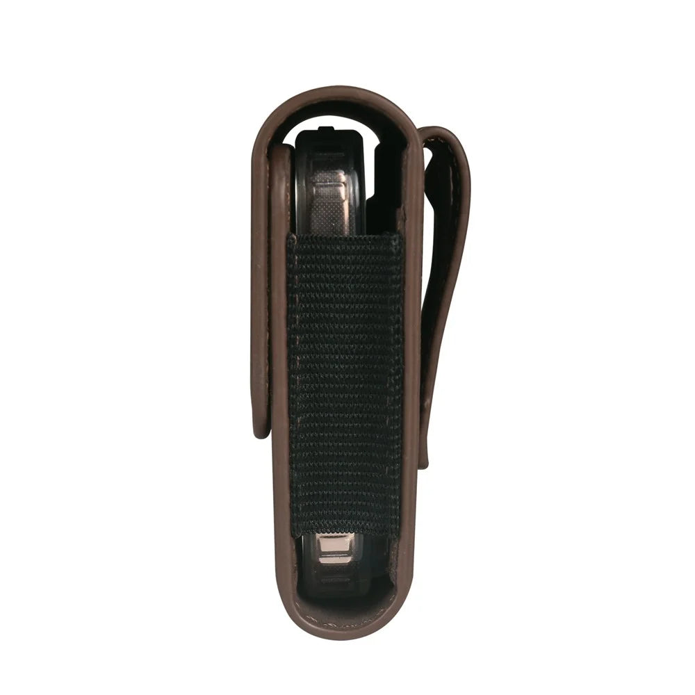 6.7 - 6.9 inch Waist Bag for iPhone 16 Pro Max / Samsung Galaxy S25 Ultra Horizontal Elastic Phone Holster with Card Slot - Coffee - 6